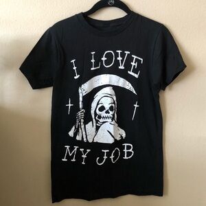 Black Grim Reaper T shirt